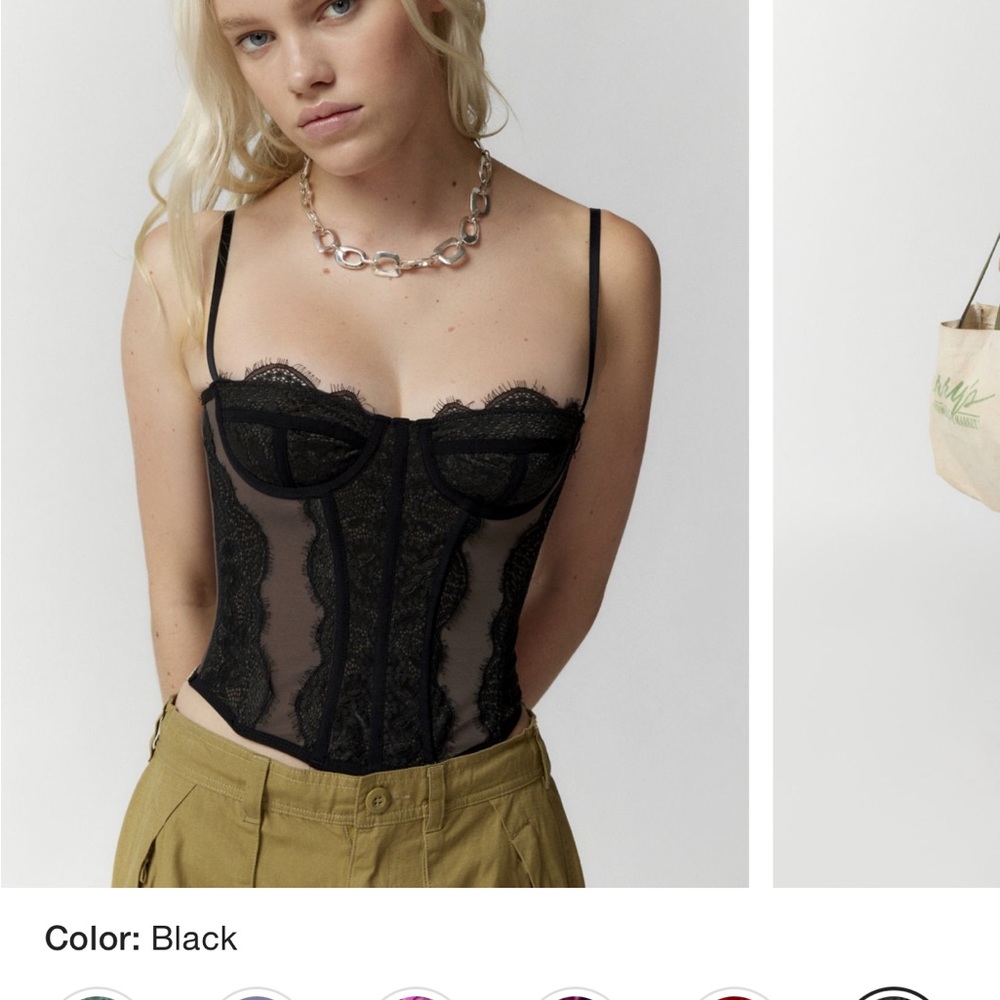 NWT Urban Outfitters Viral Out From Under Modern Corset